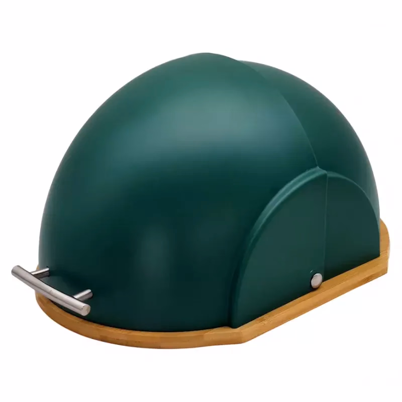 Chlebník dark green FTC1891-B 37x26x22 cm