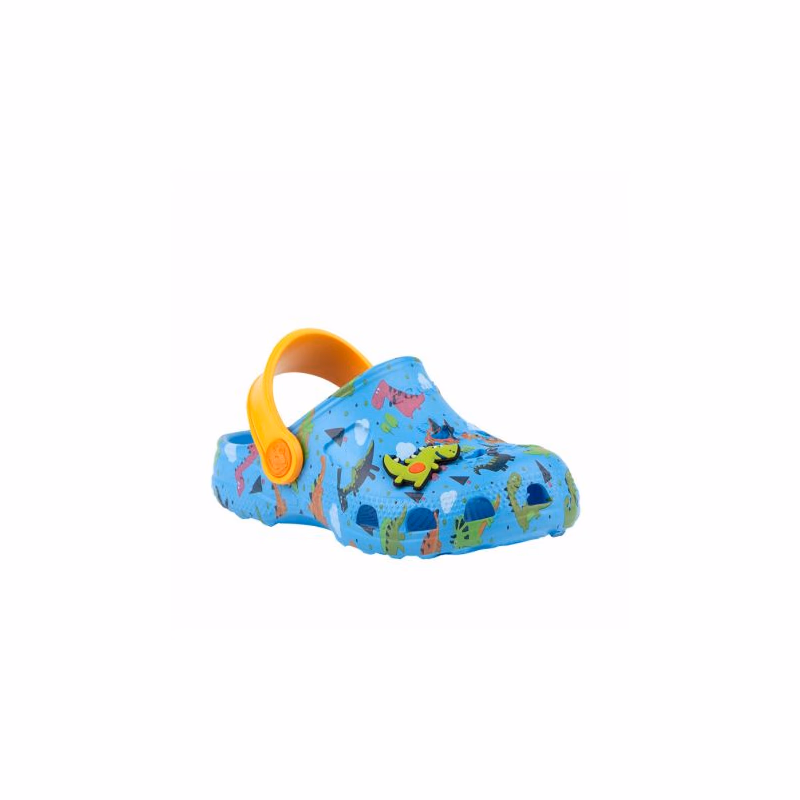 Chlapčenské kroksy (rekreačná obuv) COQUI Little Frog light blue light orange