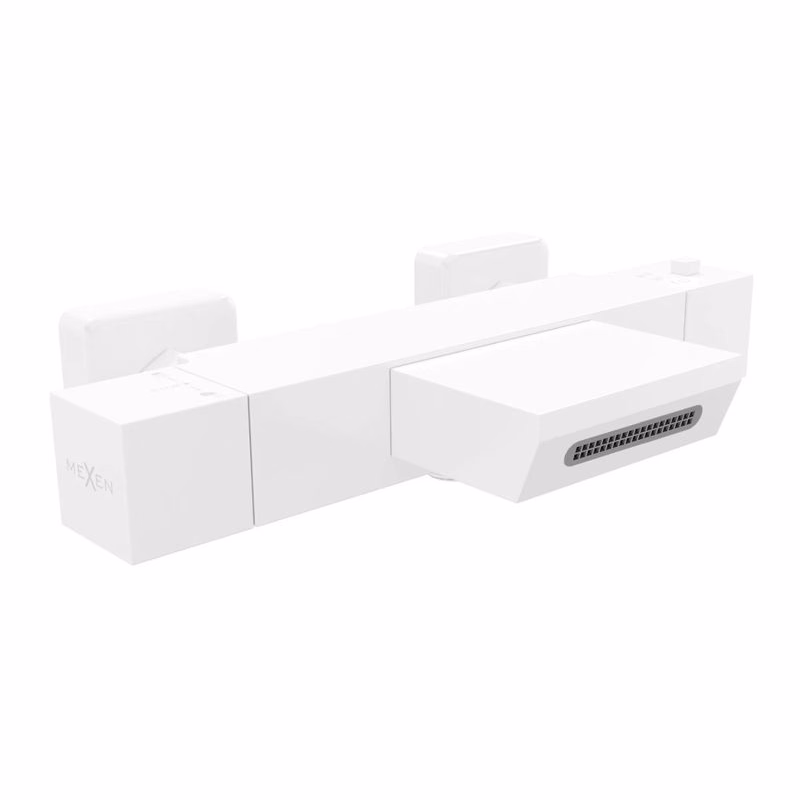 MEXEN - Termostatická vaňová batéria Cube, biela 77360-20
