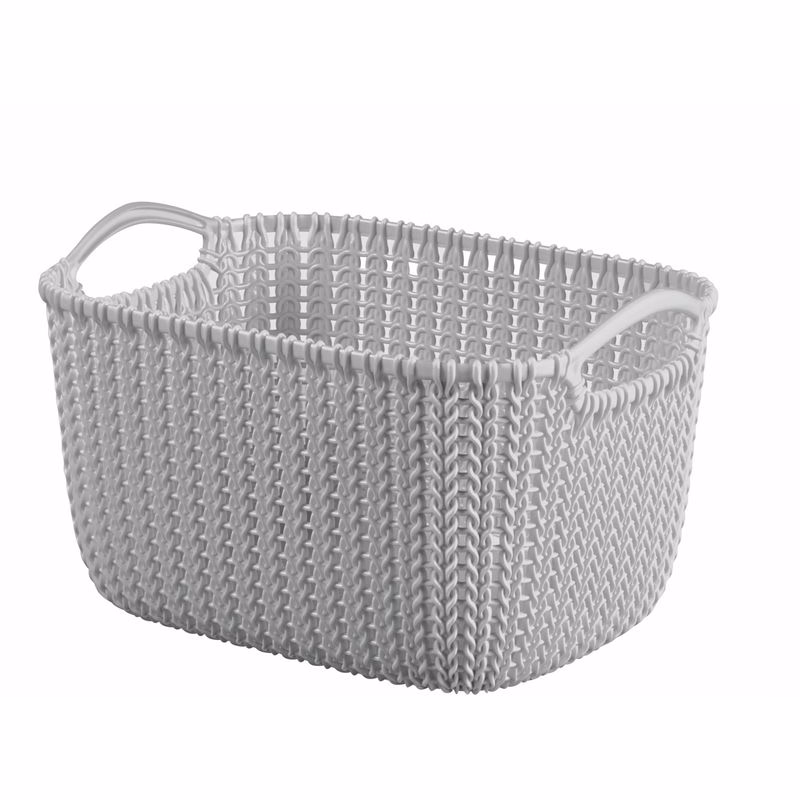 CURVER Košík KNIT 8l | sivá