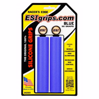 Rukoväte na riadidlá ESI Racers Edge Blue I