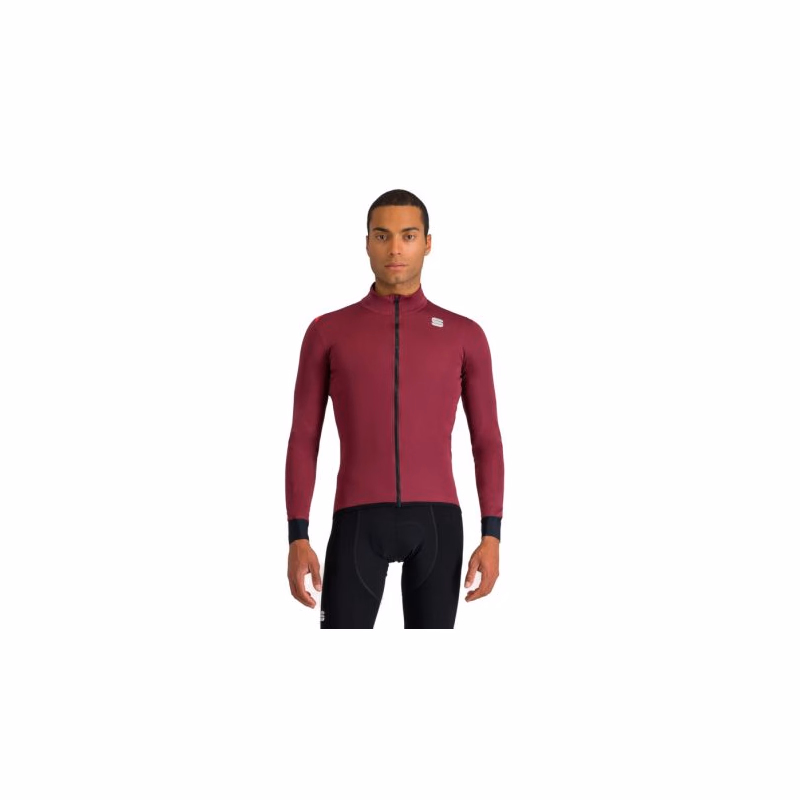 Pánska cyklistická bunda SPORTFUL Fiandre light no rain jacket, red wine