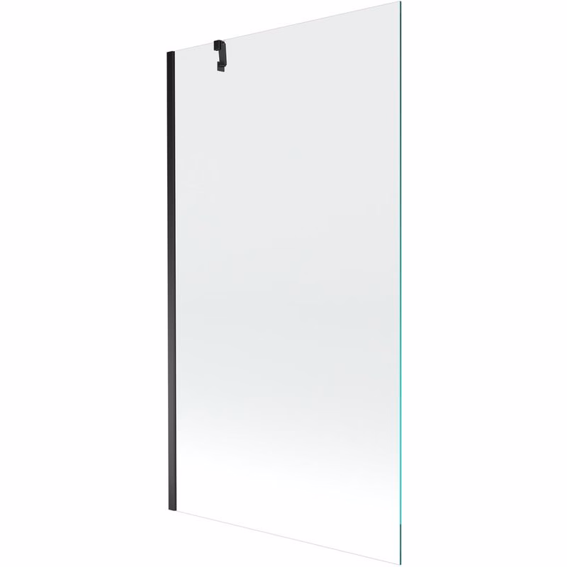 MEXEN/S - Next vaňová zástena FIX 90x150, transparent, čierna 895-090-000-00-00-70