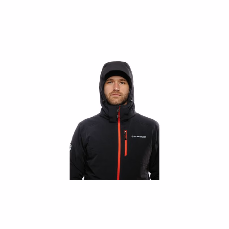 Pánska lyžiarska bunda s kapucňou BLIZZARD Ski Jacket Berwang, black