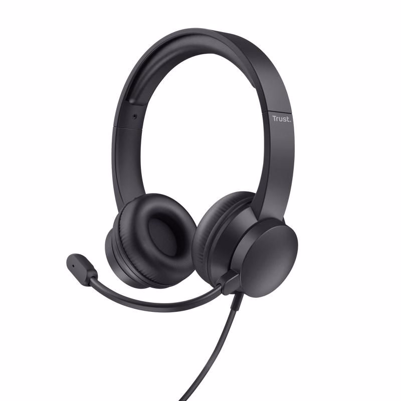 TRUST slúchadlá s mikrofónom Ayda PC headset, USB