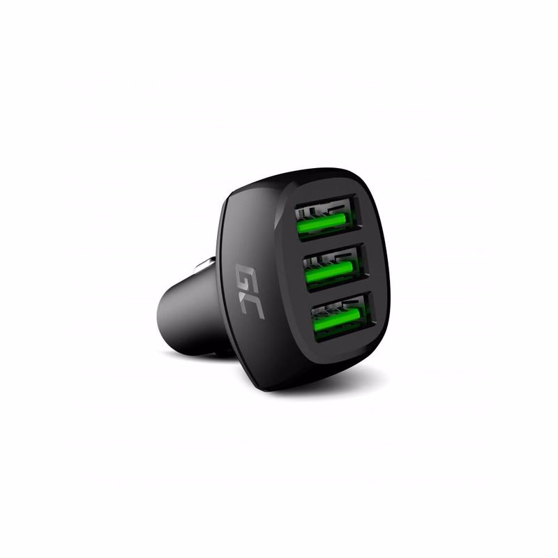 Green Cell PowerRide 54W 3xUSB 18W nabíjačka do auta s technológiou rýchleho nabíjania Ultra Charge