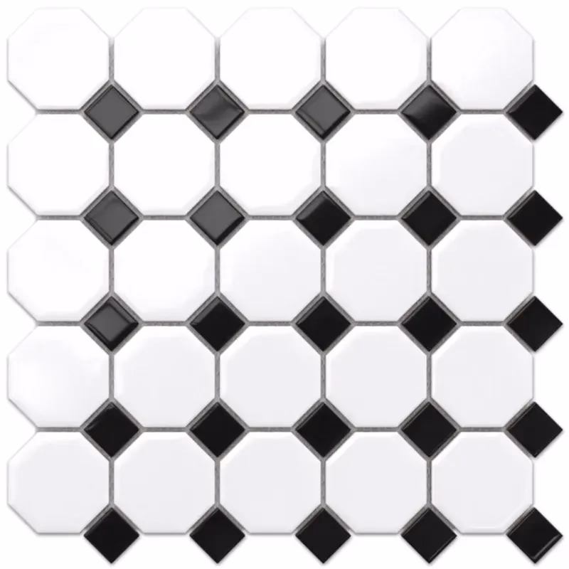 Mozaika Octagon White Classic Mat 29,3/29,3