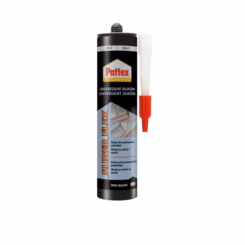 PATTEX Univerzálny silikón - biely