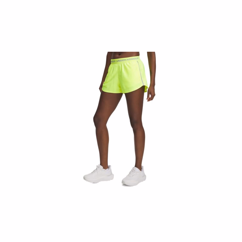 Dámske tréningové kraťasy UNDER ARMOUR Tech Play Up Shorts-YLW