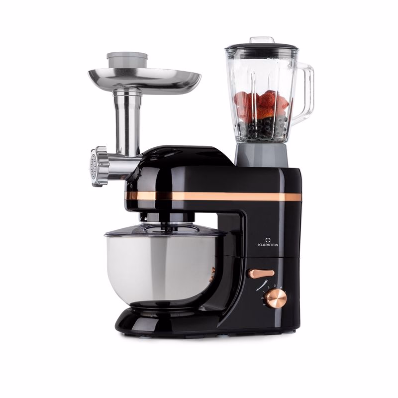 Klarstein Lucia Elegance, kuchynský robot, mixér, mlynček na mäso, 1800 W, bez BPA