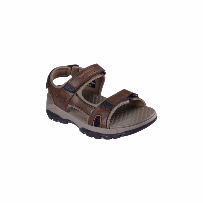 Pánske sandále SKECHERS Relaxed Fit Tresmen Hirano M brown
