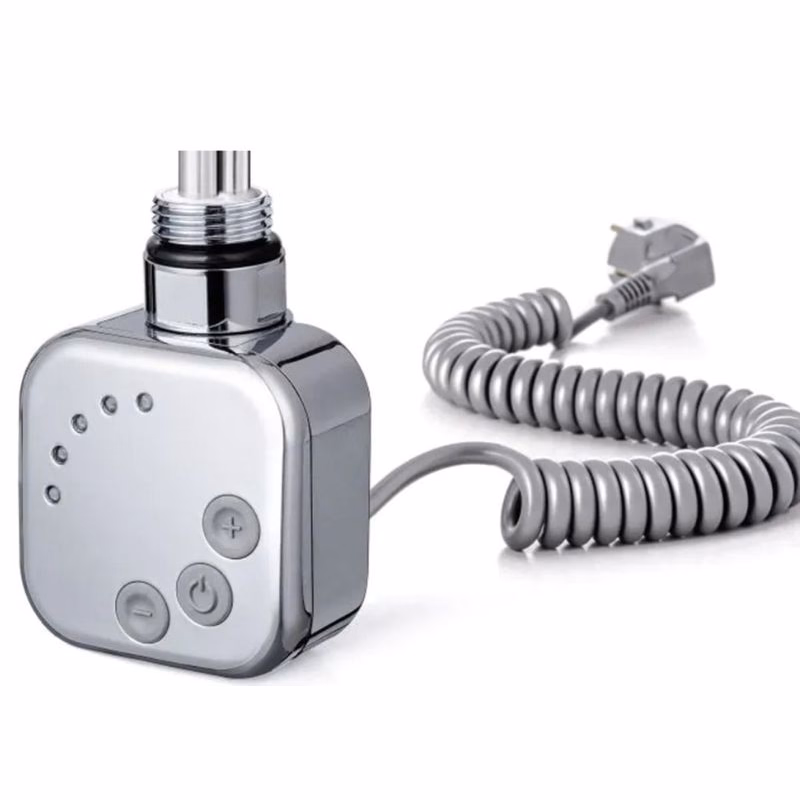 HOPA - Vykurovacia tyč BURG s termostatom - Farba vykurovacej tyče - Chróm, Typ pripojenia - Krútený kábel, Výkon vykurovacej tyče - 300 W RDOHT230002