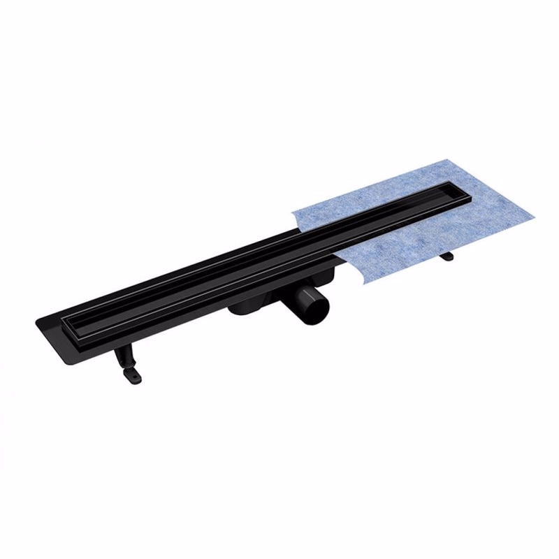 BESCO - Odtokový žľab VIRGO NERO DUO - Rozmer A - 60 cm ZLOL60VN