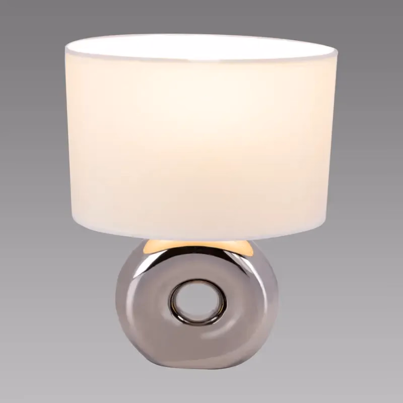 Lampa Golf E14 chróm/biela 03544 LB1