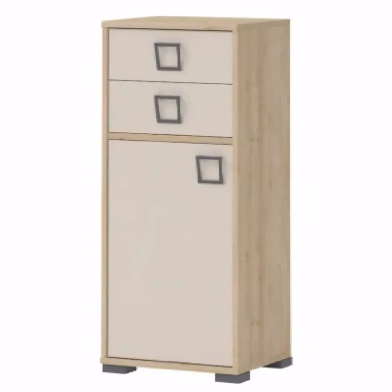Komoda 1D2S Kiki OR12-BK/KI-01 beech/sand