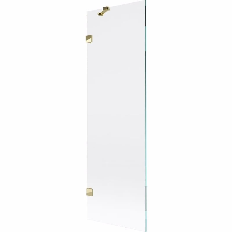 MEXEN/S - Lunar vaňová zástena FIX 60 x 150, transparent, zlatá 897-060-000-50-00