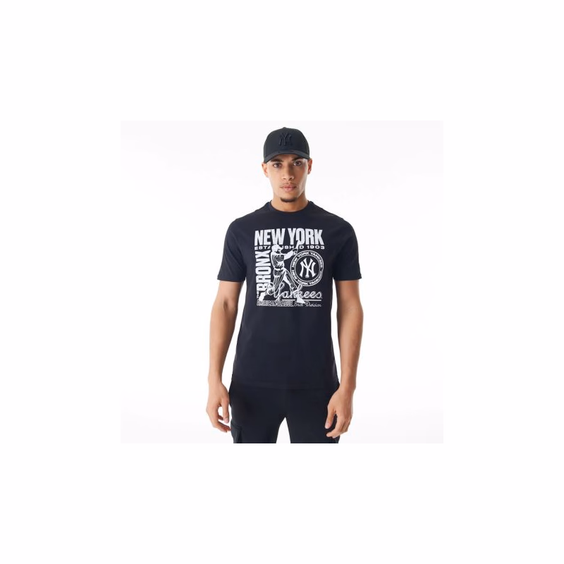 Tričko s krátkym rukávom NEW ERA MLB Distressed graphic NEYYAN