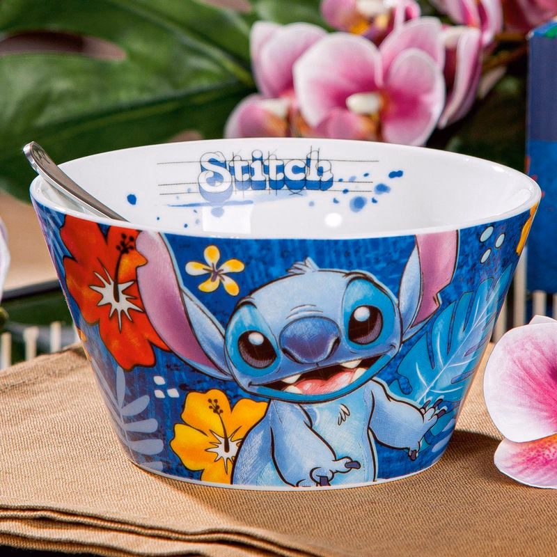 Miska Stitch, modrá