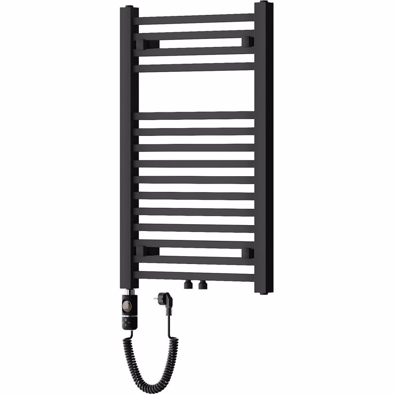 MEXEN/S - Plutón radiátor + vykurovacia tyč 800 x 500 mm, 600 W, čierna W106-0800-500-2600-70