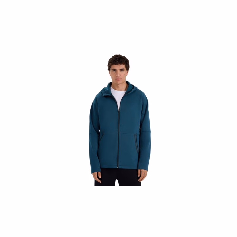Pánska mikina so zipsom 4F SWEATSHIRT M1865-WAW25TSWSM1865-32S-DENIM