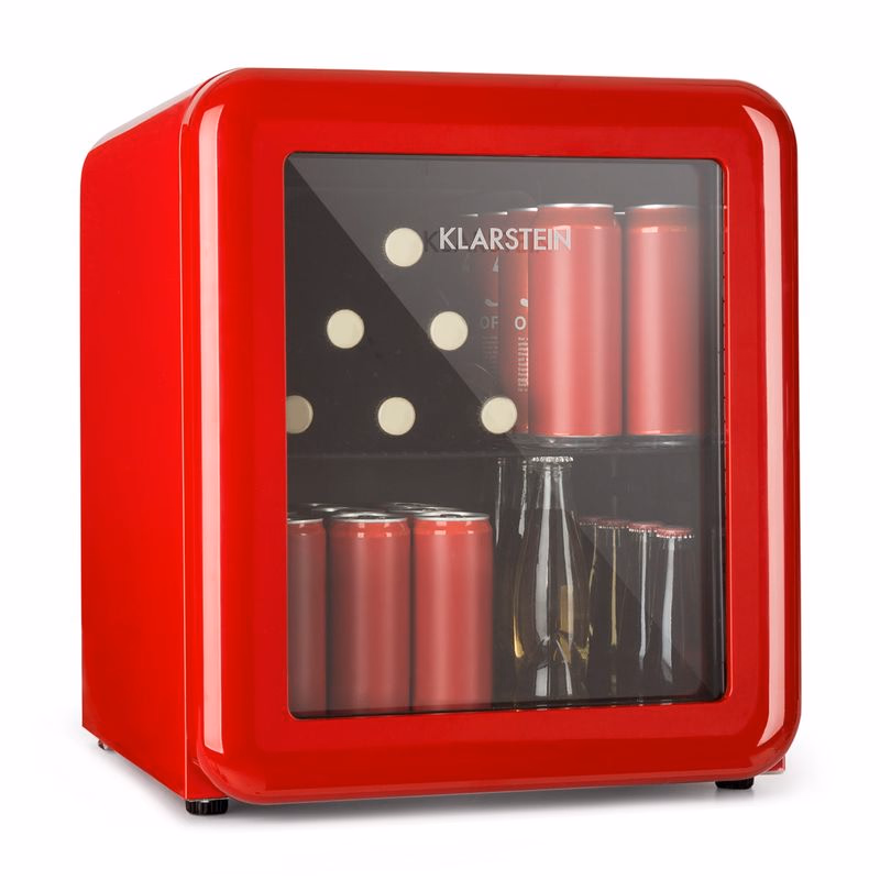 Klarstein PopLife 48, chladnička na nápoje, 0-10°C, retro dizajn