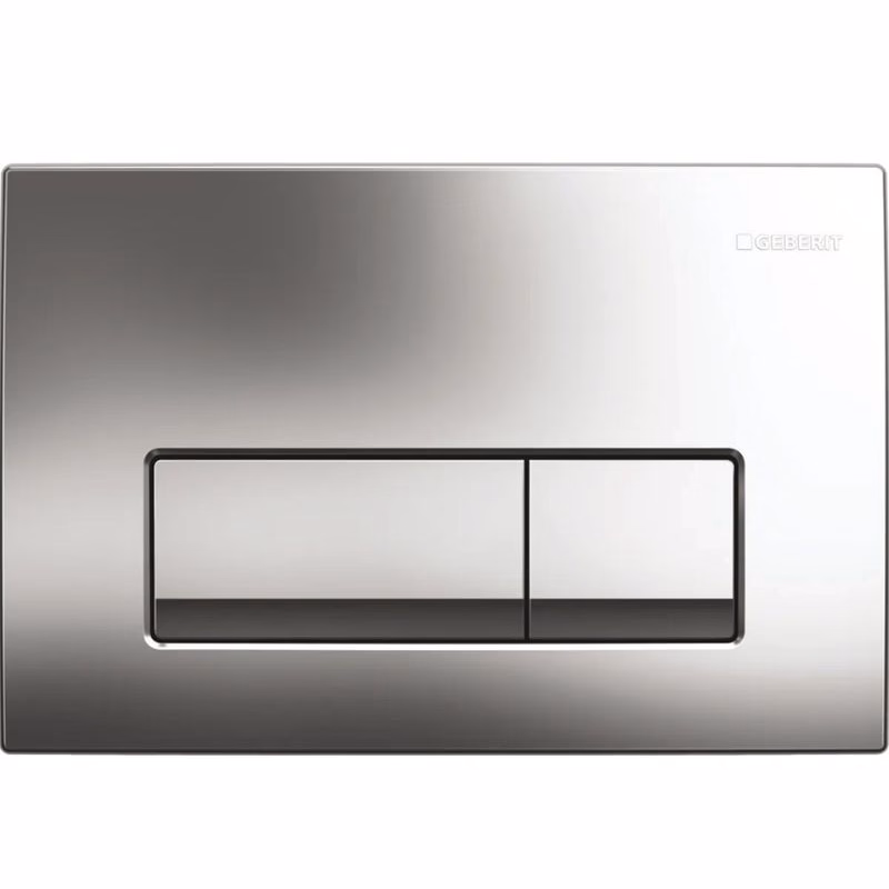GEBERIT - Ovládacie tlačidlo Delta 51, plast, chróm 115.105.21.1