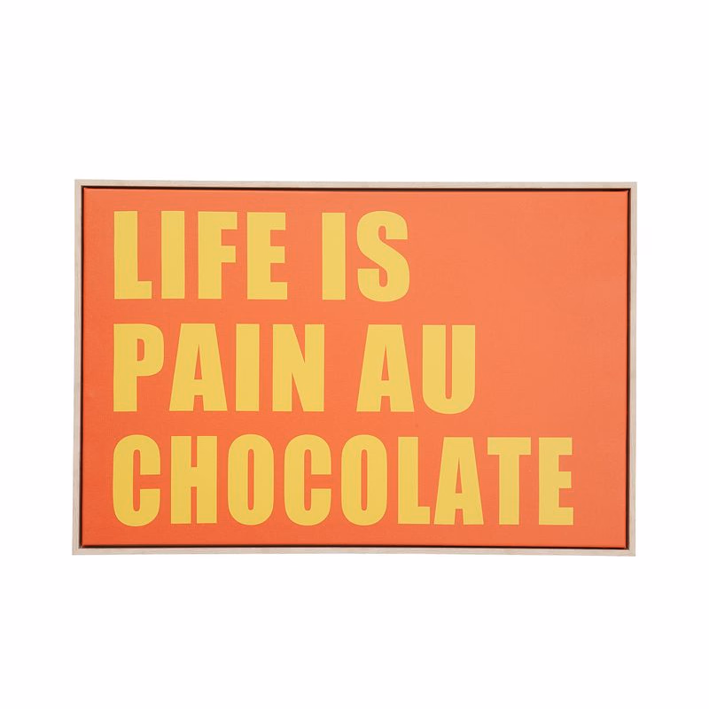 Pain Au Chocolate obraz oranžový 40x60 cm