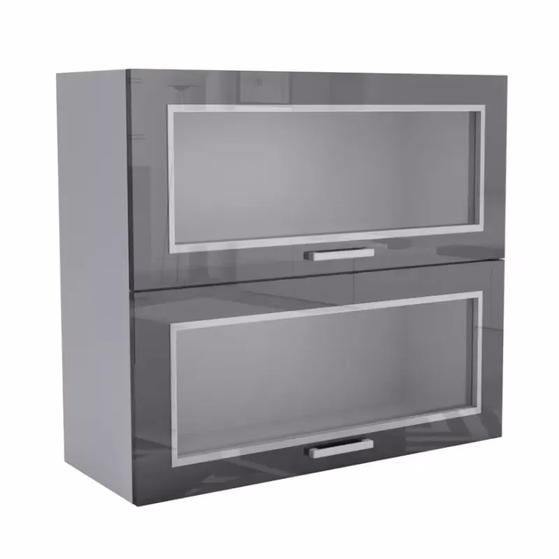 Kuchynská skrinka 80G 20W LUX čierna