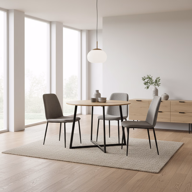 Signal Jedálenský stôl LUNA | dub 90 cm