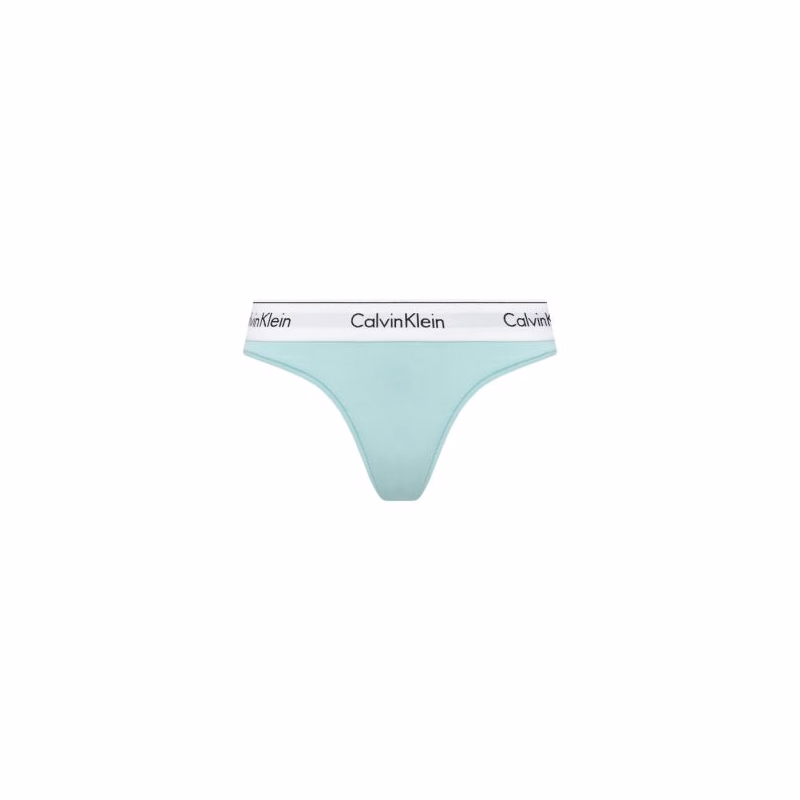 Dámske nohavičky CALVIN KLEIN THONG-Beau Blue