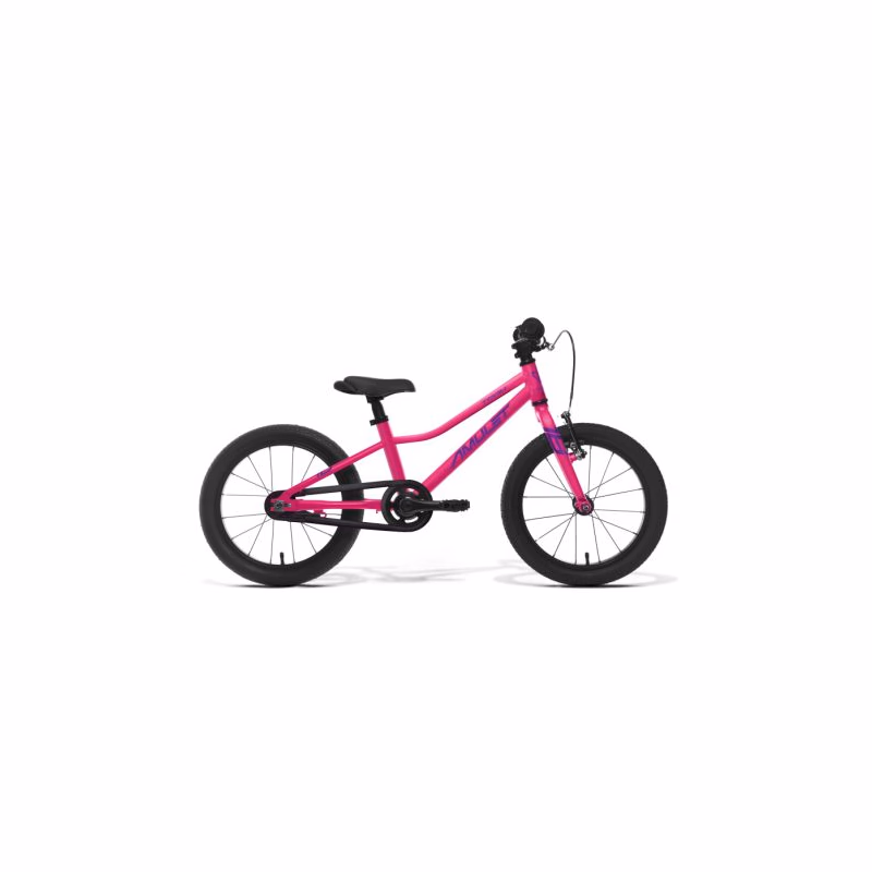 Dievčenský horský bicykel AMULET 16 Team, raspberry silver
