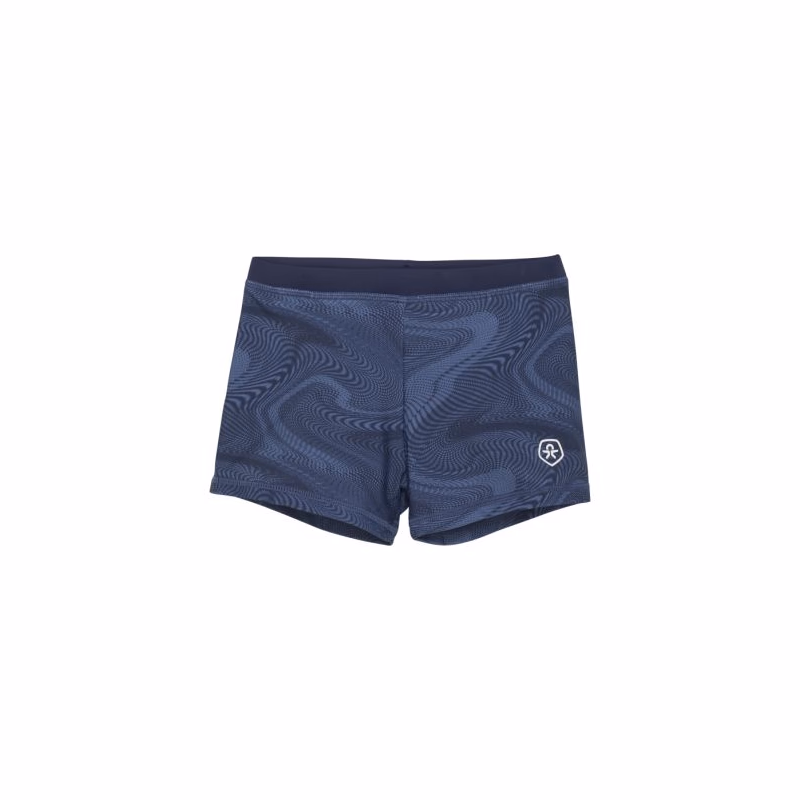 Chlapčenské plavky COLOR KIDS Swim Trunks, AOP, vintage indigo