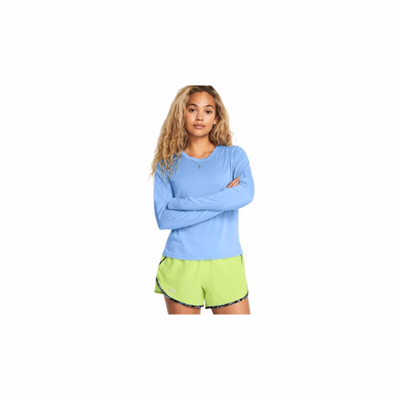 Dámske tréningové tričko s dlhým rukávom UNDER ARMOUR UA Launch Longsleeve - BLU
