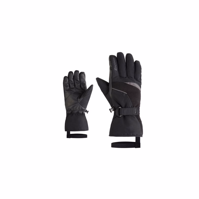 Pánske lyžiarske rukavice ZIENER Galerius-Z GTX-111040-12-Black