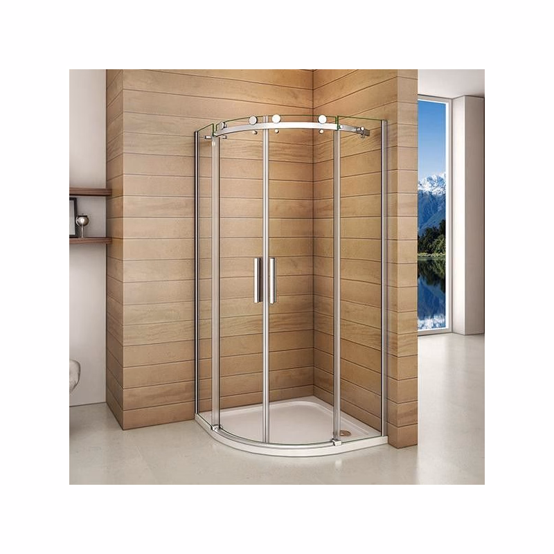 H K - Štvrťkruhový sprchovací kút DIAMOND S4 90 cm s dvojdielnymi posuvnými dverami L / P variant SE- DIAMONDS490