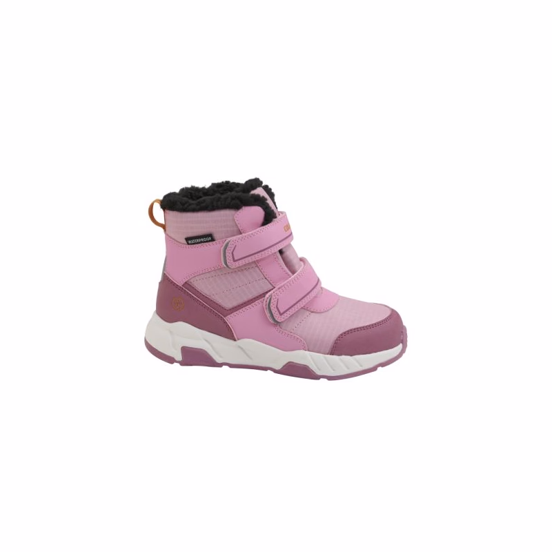 Dievčenské vysoké zimné topánky COLOR KIDS Boots W. Velcro, WP-760154.5214-Lilac chiffon