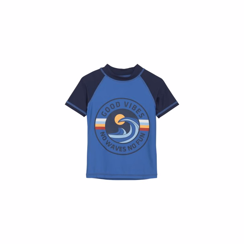 Detské tričko na kúpanie COLOR KIDS T-shirt W. Print-7552-Delft