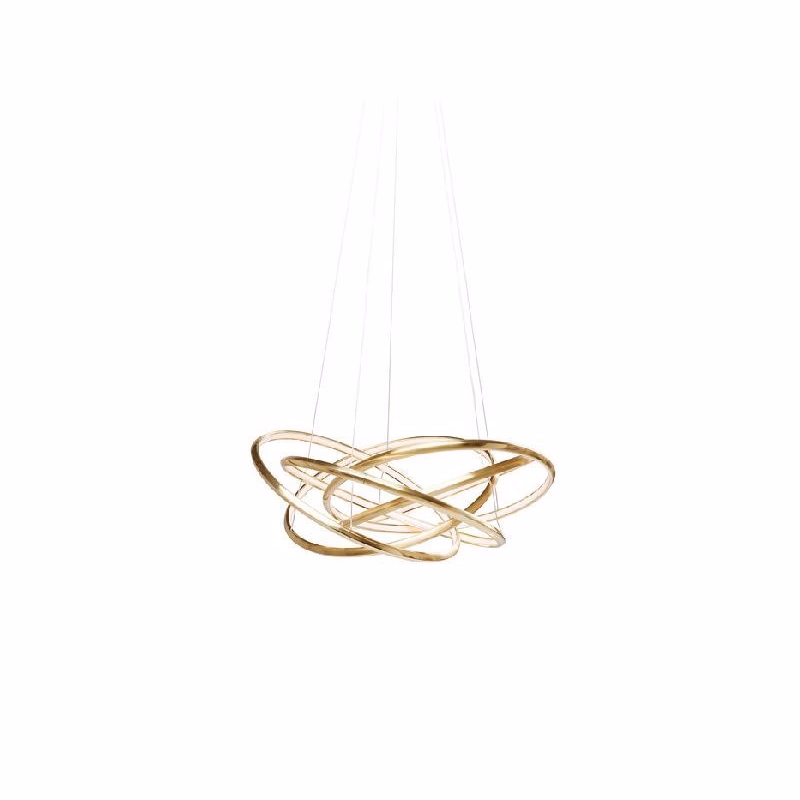 Saturn LED závesná lampa zlatá