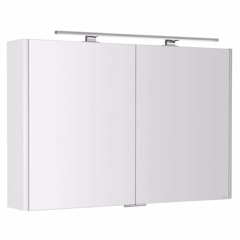 SAPHO - LUCIE galérka s LED osvetlením, 106x70x17cm, biela LU105-0030