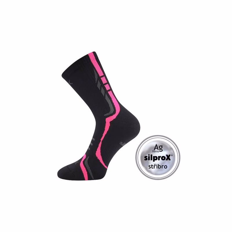 Dámske turistické ponožky VOXX 1 PACK-Thorx-Black Pink