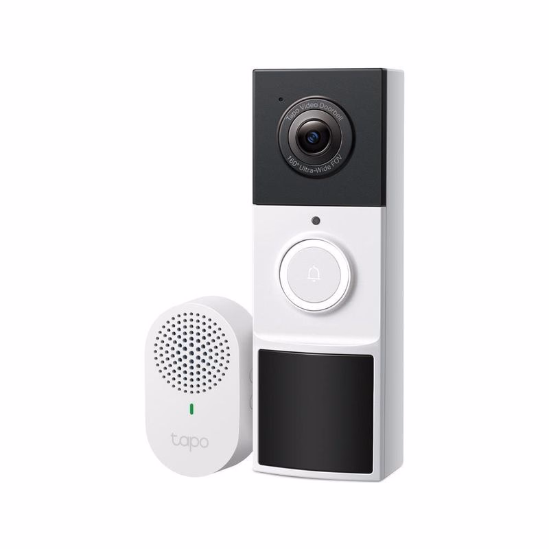 TP-Link Tapo D205 Chytrý mini video zvonček (3MP, 2K, 1296px, WiFi, IR 8m, microSD)