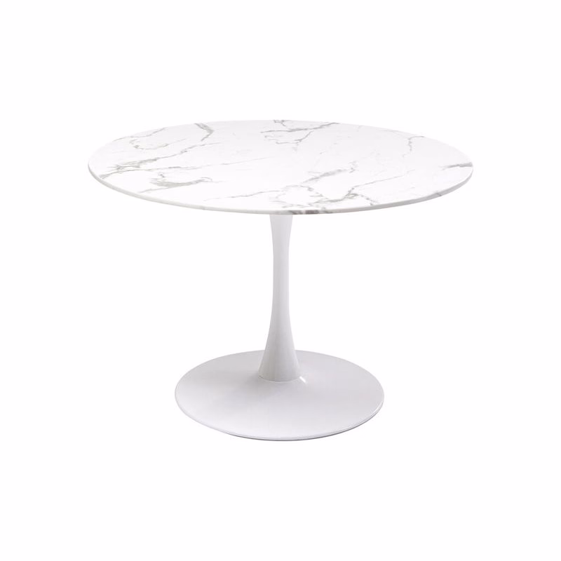 Veneto stôl mramor biely o110 cm
