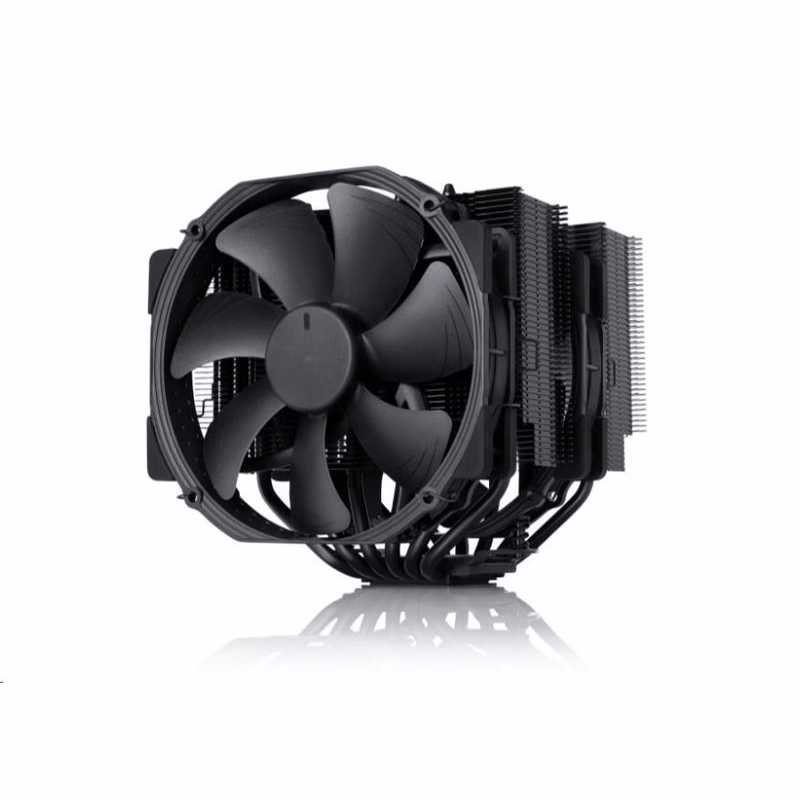 NOCTUA Chladič CPU NH-D15 chromax.black, 2x 140mm, LGA1851, AM5, čierna