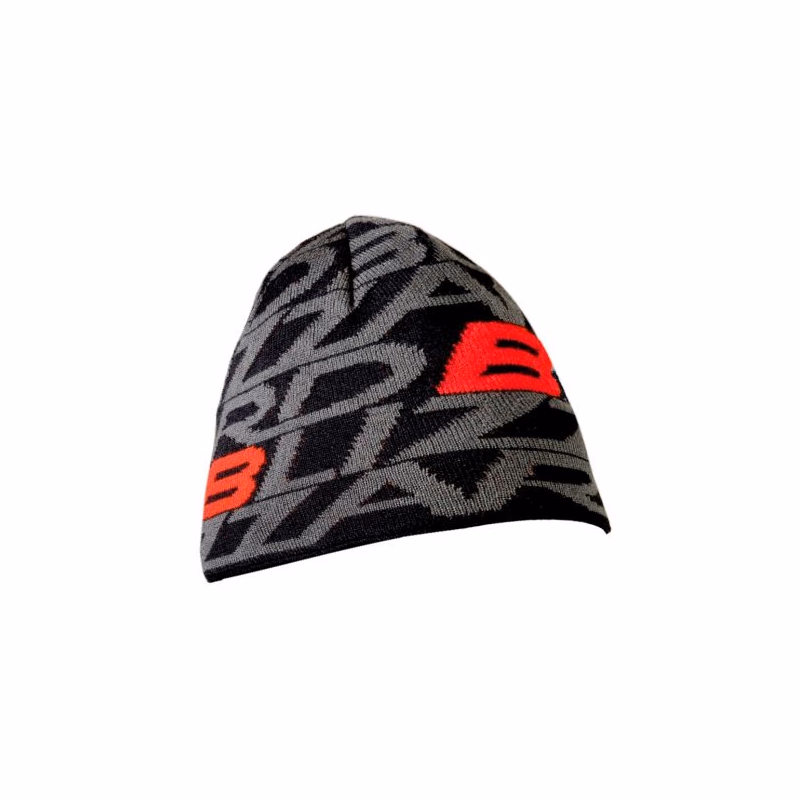 Pánska zimná čiapka BLIZZARD Dragon cap, black red