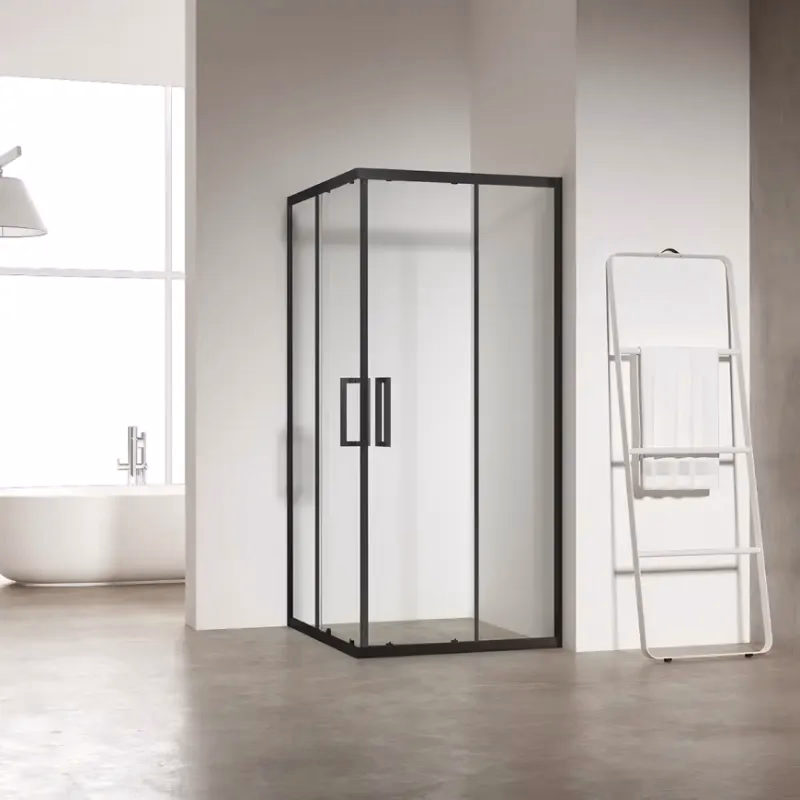 Sprchový kút Atlas 90x90x210 black