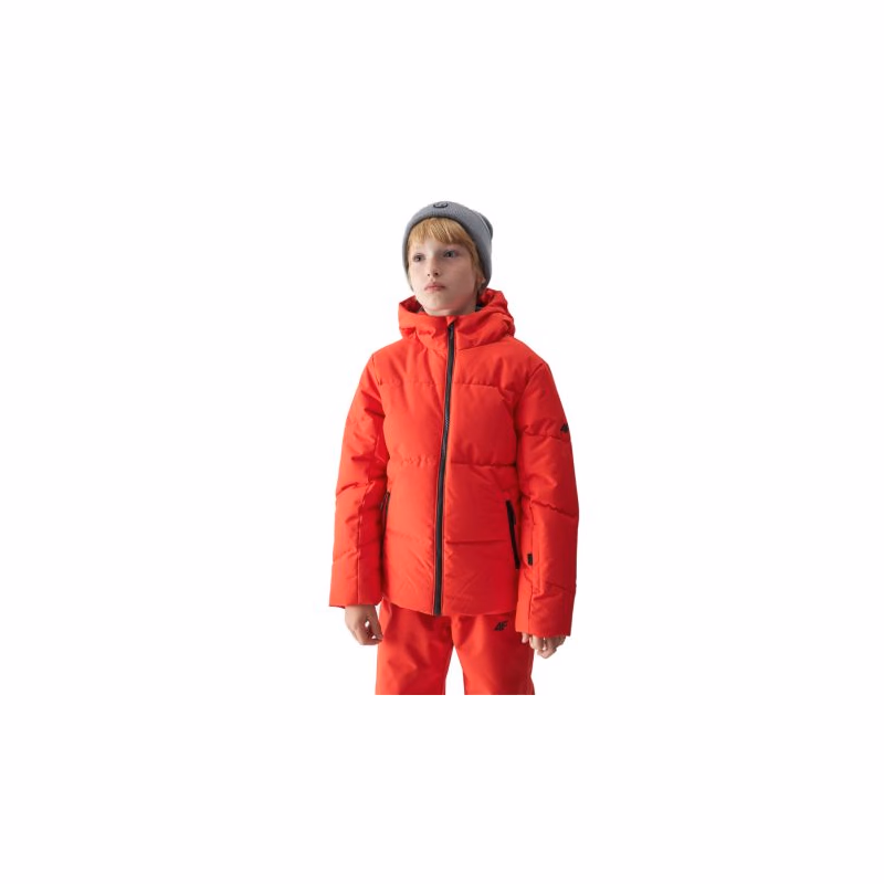 Chlapčenská lyžiarska bunda 4F JUNIOR TECHNICAL JACKET-JWAW24TTJAM534-62S-RED