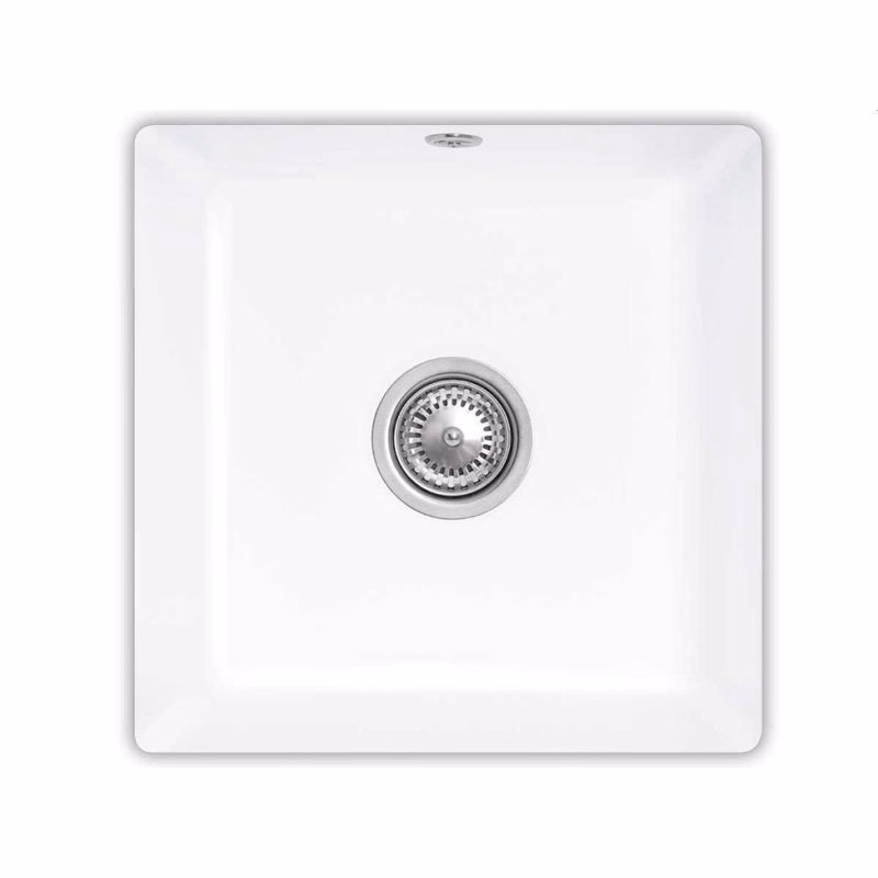 VILLEROY & BOCH VILLEROY & BOCH - Keramický drez Subway 50 SU White alpin podstavný 440 x 440 bez excentra 332501R1