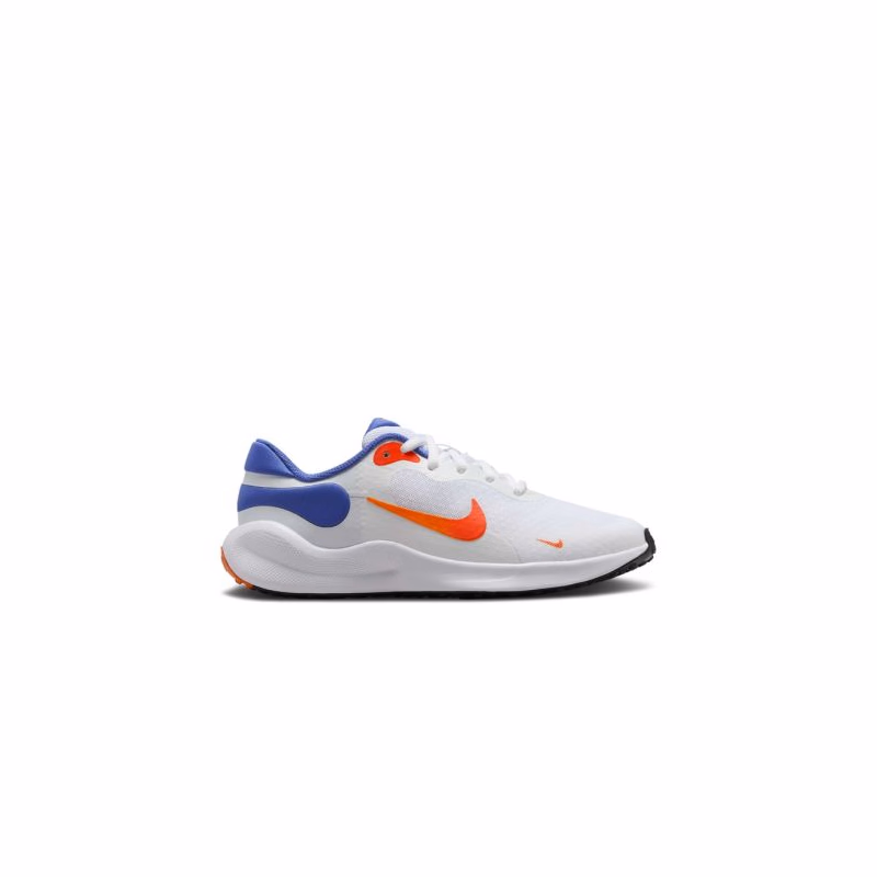 Chlapčenská športová obuv (tréningová) NIKE Revolution 7 GS white team orange astranomy blue