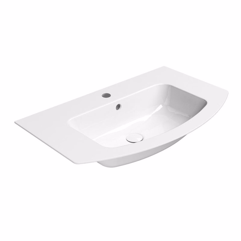 GSI - PURA keramické umývadlo Slim oblé 82x49cm, biela ExtraGlaze 8826111