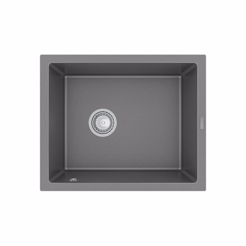 MEXEN MEXEN - Pedro granitový drez 1-miska 560x460 mm, sivá 6508561000-71